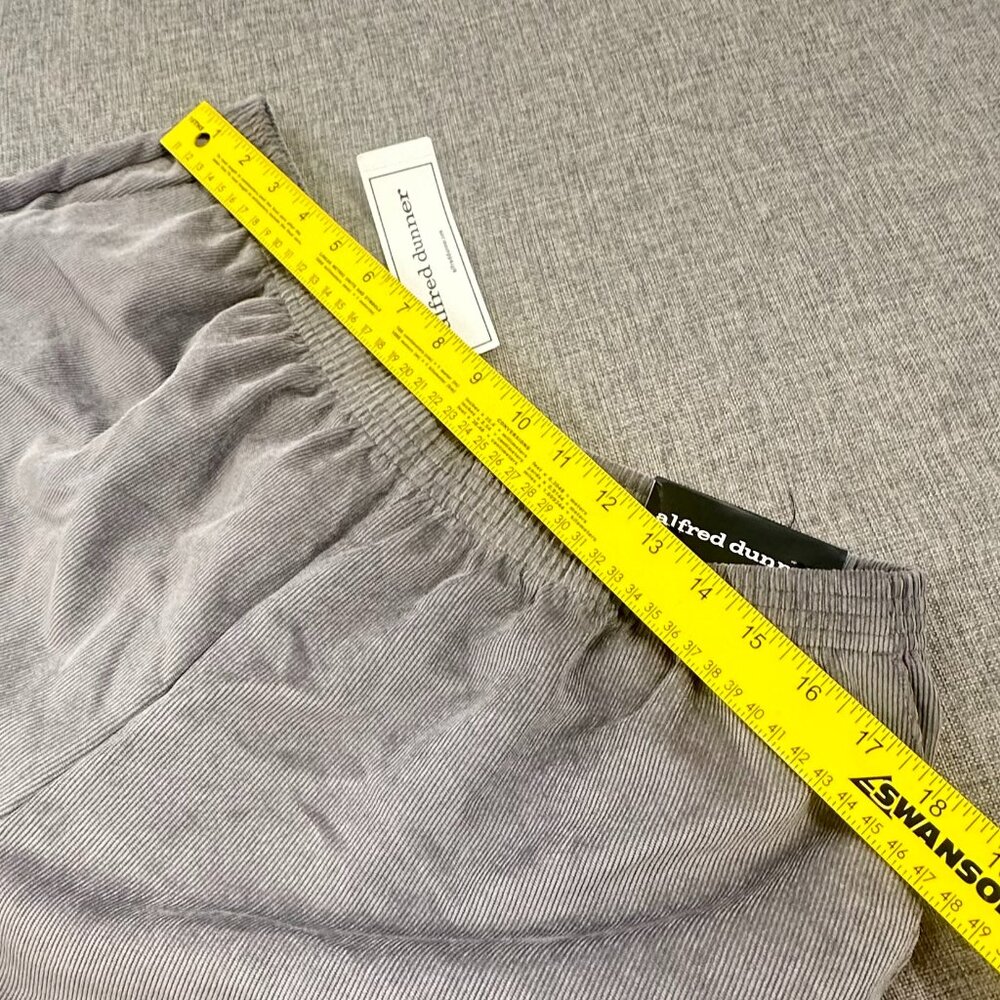 Alfred Dunner Corduroy Pants lightweight Gray Size 18 Proportioned Short Elasti - Picture 10 of 15